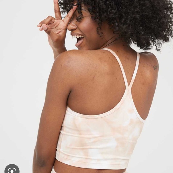 Aerie Offline cute tie dye beige bralette - Picture 3 of 5
